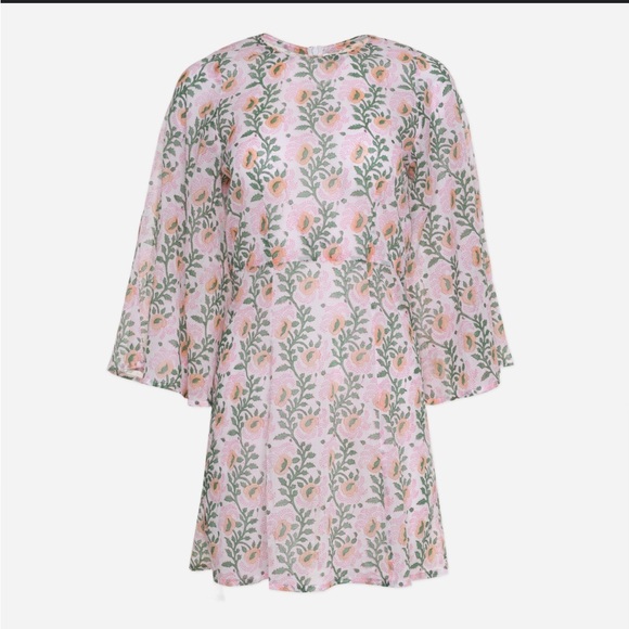 SZ Blockprint Mary Jane Dress Sz S - Picture 1 of 8